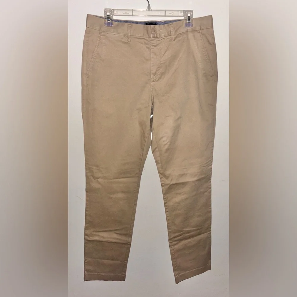 NWT J.Crew 770™ Straight-fit stretch chino pant in Khaki 32 x 32 Preppy Academia